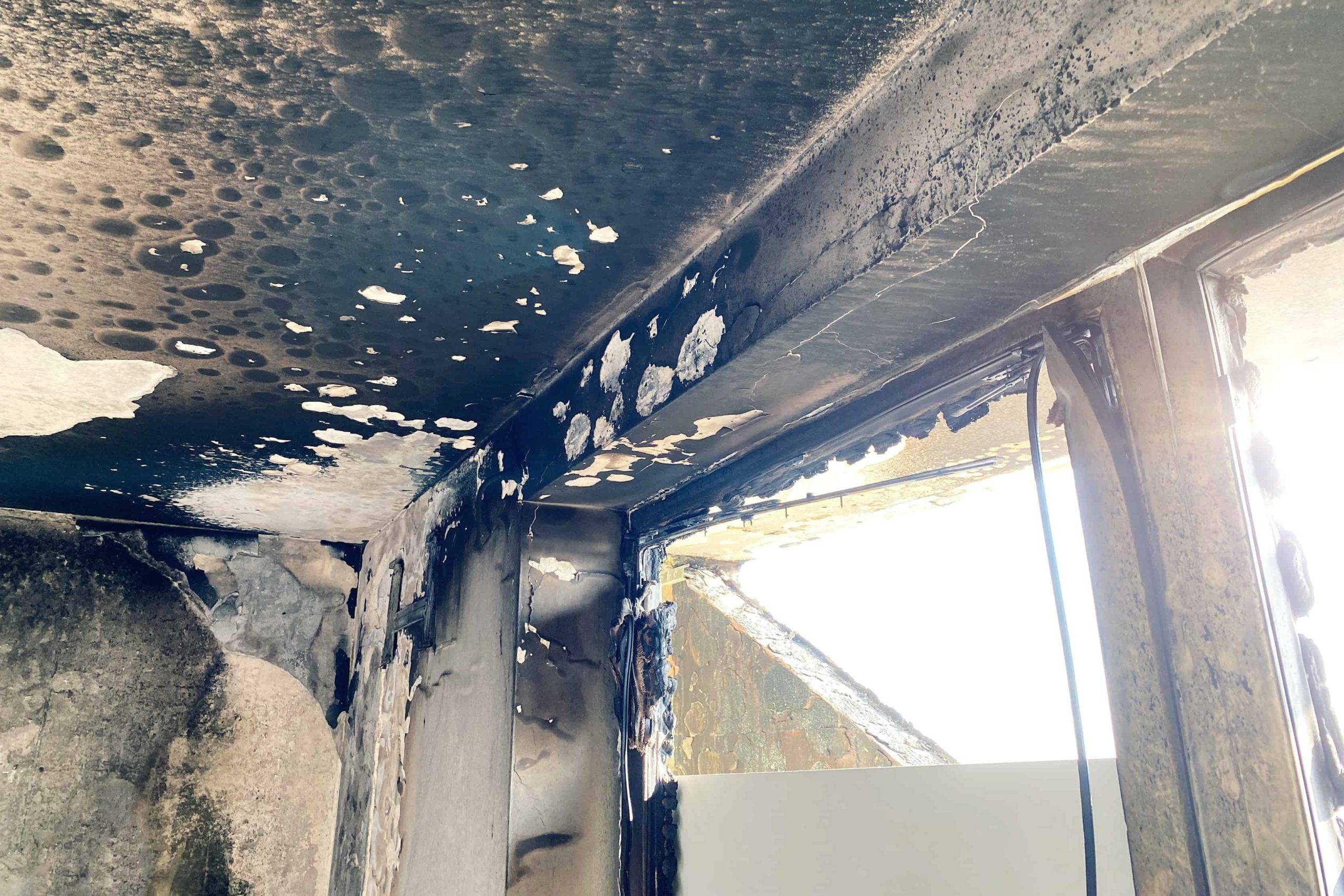 Fire damage restoration services by My Dry Team in Southeast Michigan